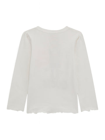 T-shirt m/l Bambina - Pure White