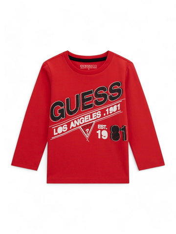 T-shirt m/l Bambino - RED JELLY BEAN