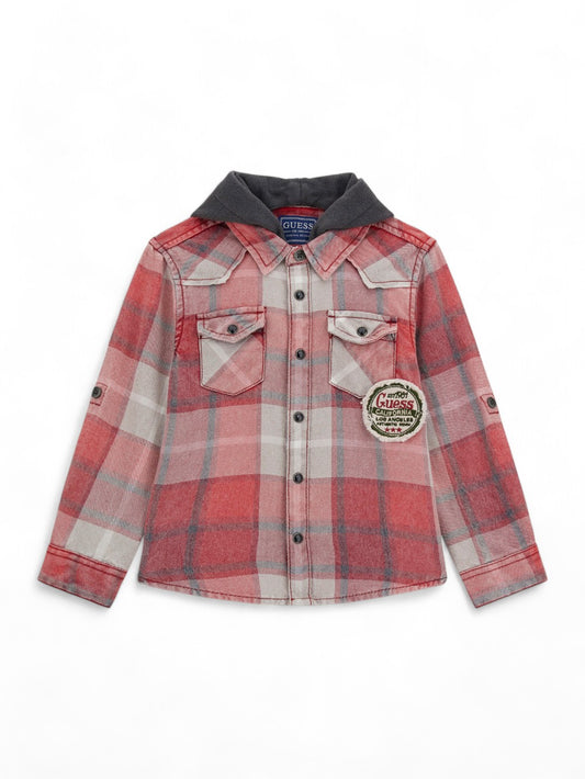 Camicia Bambino - CHECK BLUE-RED