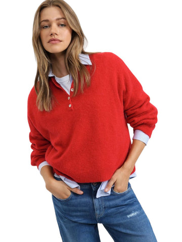 Cardigan Donna - Rosso