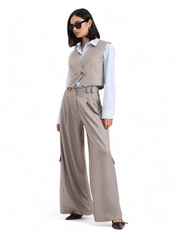 Pantalone Donna - Tortora