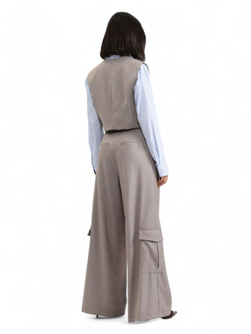 Pantalone Donna - Tortora