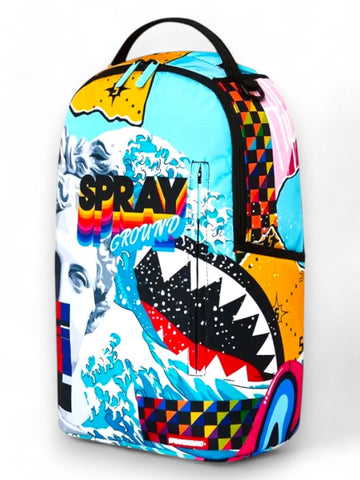 Zaino Sprayground CAMOKAWA POP COLLAGE