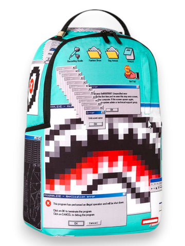 Zaino Sprayground COMPUTER VIRUS SHARK Unisex - Multicolore