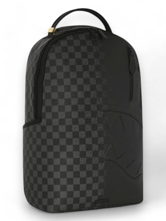 Zaino Sprayground HALF SPRITZ BLACK/GREY CHECK BACKPACK