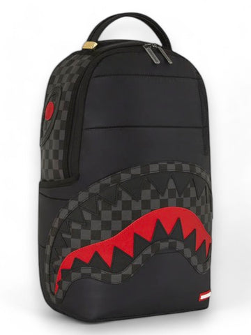 Zaino Sprayground BLACK PUFFER GREY CHECK BACKPACK