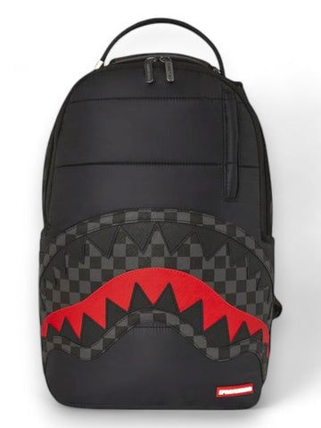 Zaino Sprayground BLACK PUFFER GREY CHECK BACKPACK