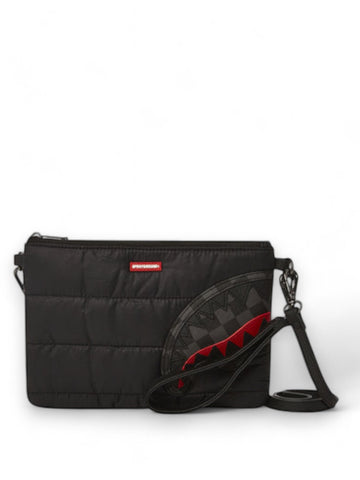 Pochette Sprayground BLACK PUFFER GREY CHECK POUCHETTE