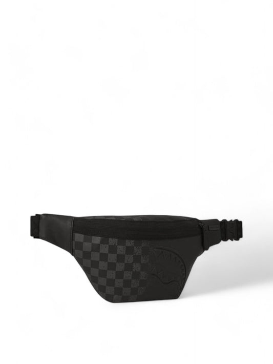 Marsupio Sprayground HALF SPRITZ BLACK/GREY CHECK SAVVY CROSSBODY