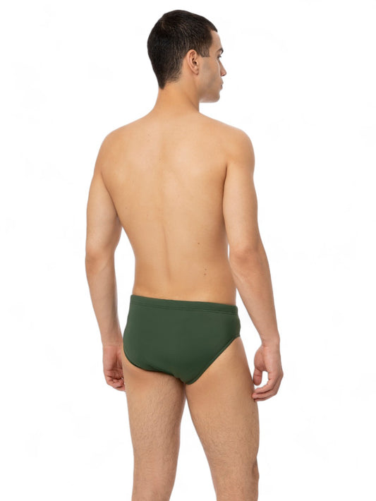 Costume slip Uomo - Verde militare