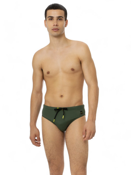 Costume slip Uomo - Verde militare