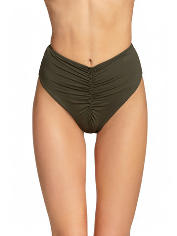 Costume slip Donna - Verde militare