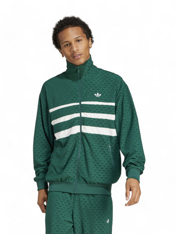 Felpa zip Uomo - Verde