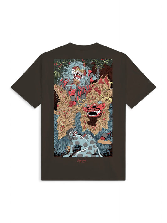 T-shirt Dolly Noire Barong And Rangda Uomo - Marrone