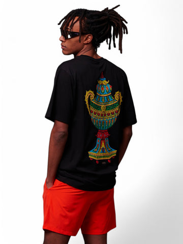 T-shirt Dolly Noire Asso di Coppa Uomo - Nero