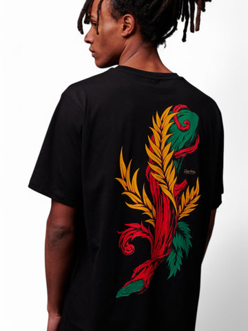 T-shirt Dolly Noire Asso di Bastoni Uomo - Nero