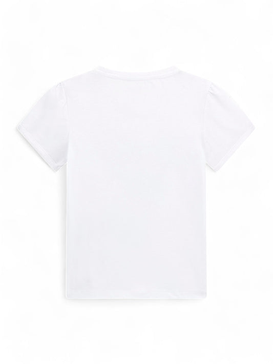 T-shirt m/l Bambina - Bianco