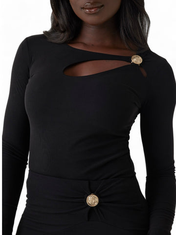 T-shirt m/l Donna - Nero