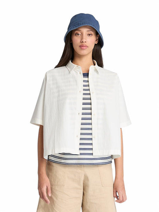 Camicia m/c Donna - Panna