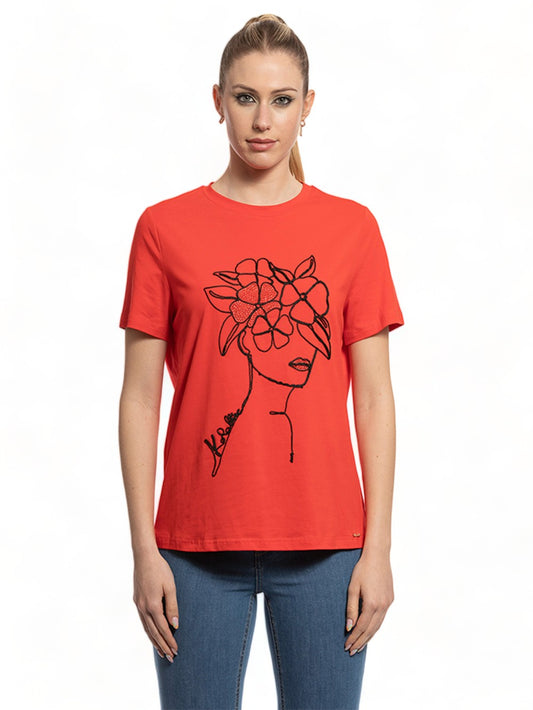 T-shirt Donna - Rosso