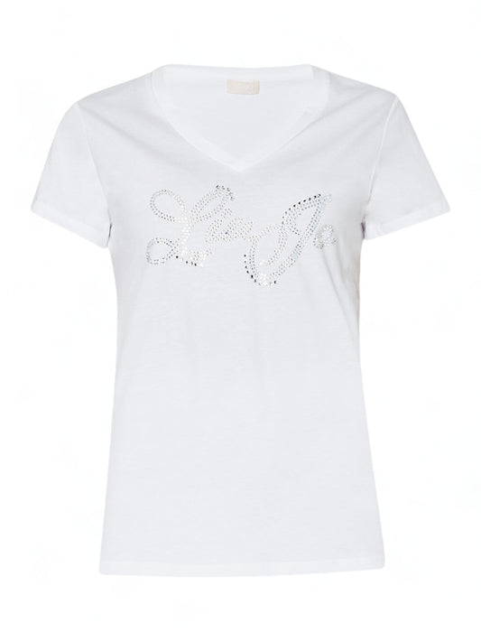 T-shirt Donna - Bco LiuJo rhinest.cu